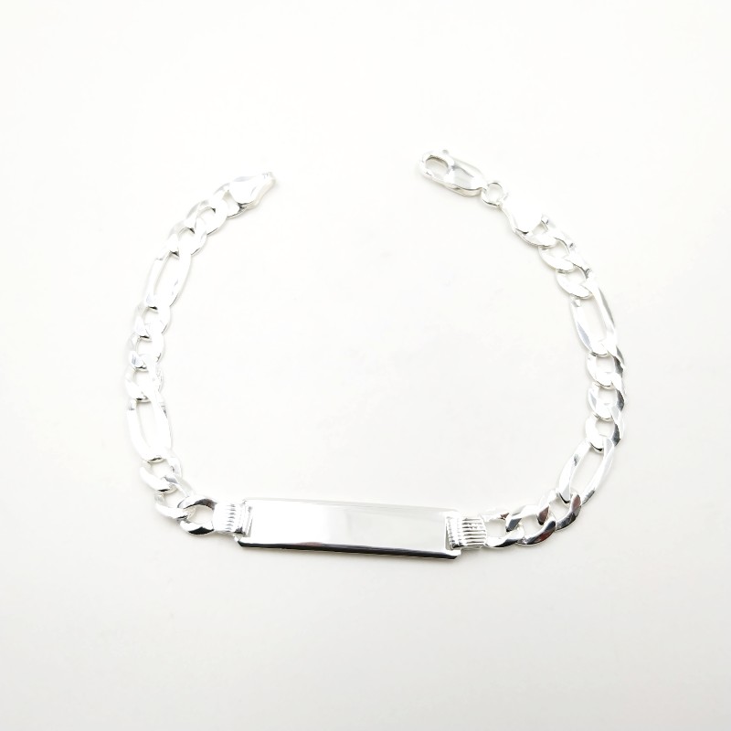 ESCLAVA CON CADENA FIGARO EXTRAFLAT , CADENA 3X1 , CADENA 3 EN 1 T21 CMS 10.50 GRM