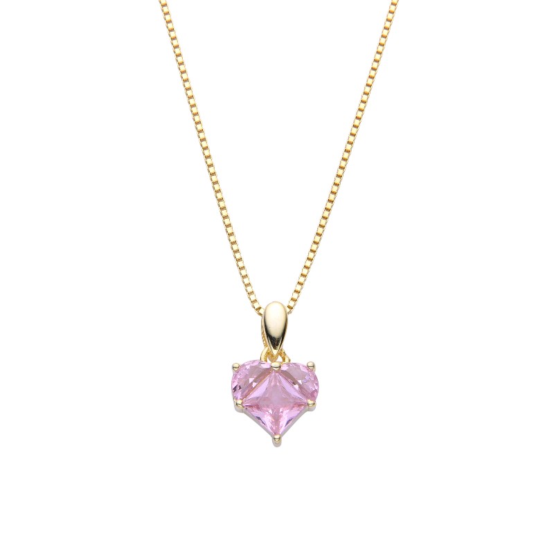 GARGANTILLA DE CADENA VENECIANA Y CORAZÓN. COLLAR