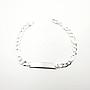 ESCLAVA CON CADENA FIGARO EXTRAFLAT , CADENA 3X1 , CADENA 3 EN 1 T21 CMS 10.50 GRM
