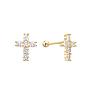 ZARCILLOS DE CRUZ. ARETES, PENDIENTES, CRUCES, CIERRE ROSCA